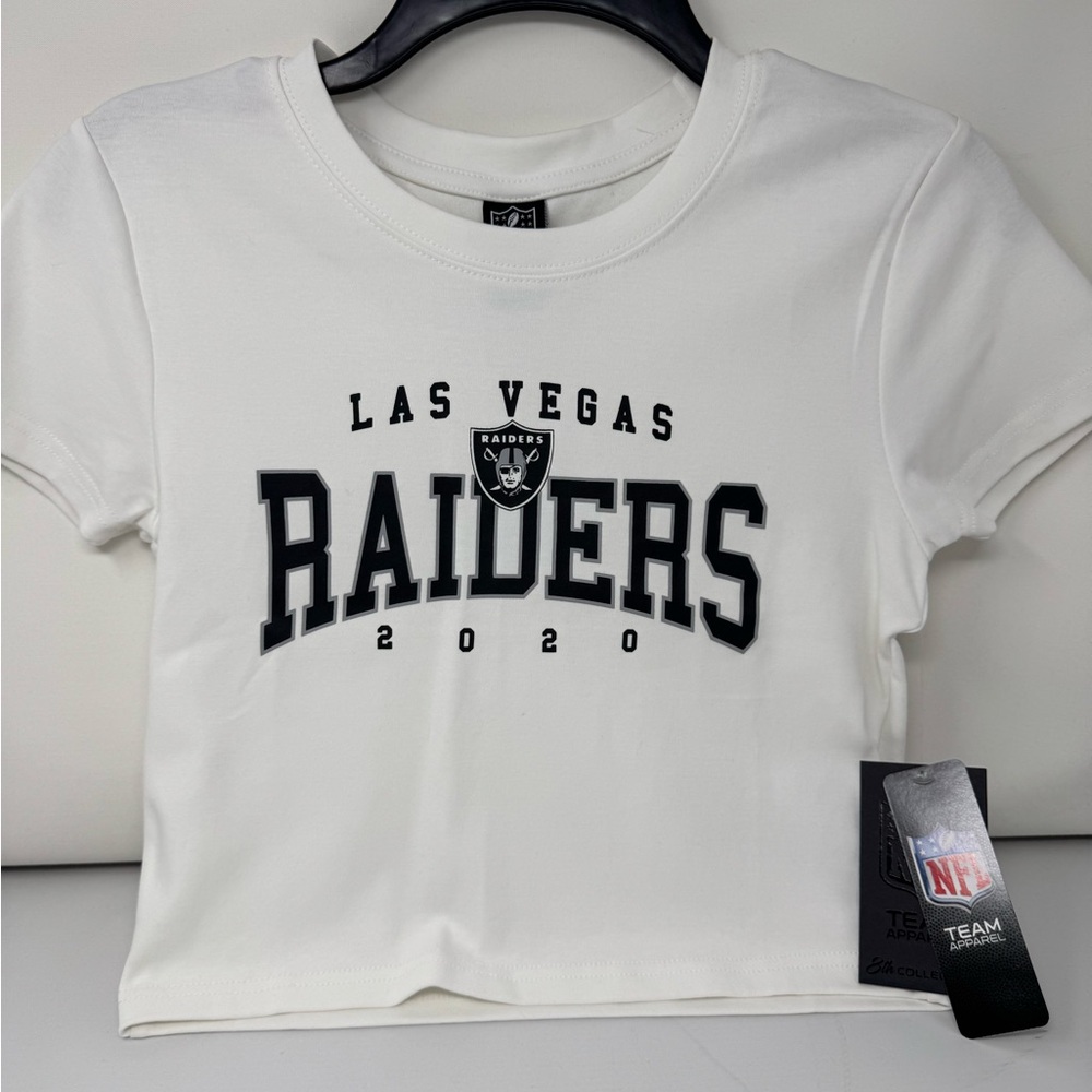 NFL Team Apparel White Crop Shirt